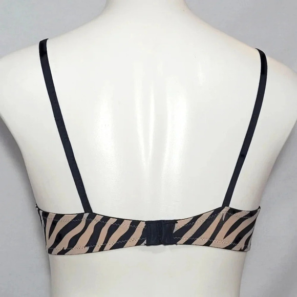 38B Maidenform 9279 Cotton Signature Push Up UW Bra Zebra NWT‎ - Picture 3 of 3
